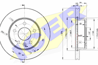 78BD6380-2_диск тормозной передний!\ MB Vito all 95>