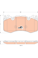 TRW GDB1834 Колодки тормозные LAND ROVER DISCOVERY/RANGE ROVER/SPORT 3.0/5.0 09- передние