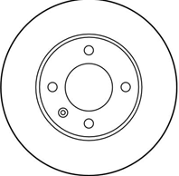 [df1517] trw диск тормозной передний комплект 2 шт.