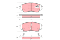 GDB3333_ 716 02 D2194M-01 !колодки дисковые п. To
