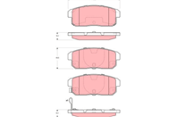 GDB3357_=883 11 [F1YA2643Z] !колодки дисковые з. Mazda RX-8 2.6i  Suzuki Ignis