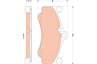 GDB1862_=1066 30 [99735194891] !колодки дисковые п. Porsche 911(997) 3.8GT3/3.8