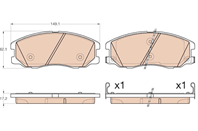 Колодки тормозные дисковые OPEL: ANTARA 2.4/2.4 4x