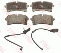 Колодки тормозные зад. AUDI S8 Quattro 02/12gt  торм. сист.TRW