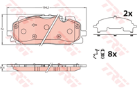 Klocek hamulcowy kpl. przod audi a4  a5  q5  q7 2.0-3.0dh 01.15-