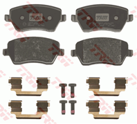 [GDB3332] TRW Колодки тормозные TRW Note/Micrak12/Duster  передние [GDB3332] комплект на ось