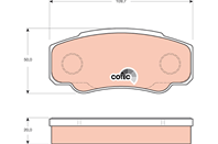 Колодки тормозные NISSAN CABSTAR 06-/RENAULT MAXITY 07- задн