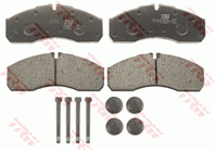 Колодки тормозные дисковые передние GDB3385 от производителя TRW