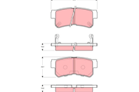 Колодки тормозные Hyundai Trajet 00- and amp gt 