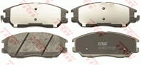 Колодки торм. SSANG RODIUS 05&gt перед.к-т