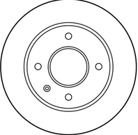 [DF1649] TRW Диск тормозной  комплект из 2-х шт.