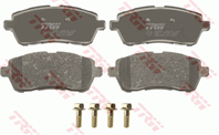 TRW GDB1893 Колодки тормозные FORD FIESTA 08- передние