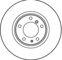 DF2687_диск тормозной передний! BMW E38 2.5-3.5 M