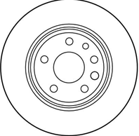 [df2773] trw диск тормозной комплект 2шт.