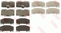 GDB3307_=599 12 [26296FA100] !колодки дисковые п. Subaru Impreza 1.6/2.0i 00&gt