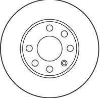 [df1607] trw диск тормозной передний комплект 2 шт.