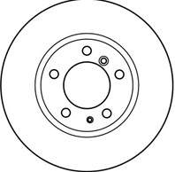 Диск торм передн