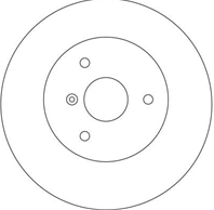 Диск тормозной SMART CITY-COUPE 98-04/FORTWO 04-/ROADSTER 03-05 передний D=280мм