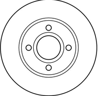 Диск торм. FORD MONDEO I/II перед. вент. . 1 шт (min 2 шт)