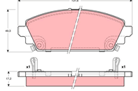 GDB3189_=700 02=222629 !колодки дисковые п. Honda Accord 1.6i 16V 99-03
