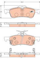 GDB3458_=862 02 !колодки дисковые з. Toyota Yaris 1.0VVT-i/1.3VVT-i/D-4D 06&gt