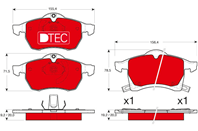 Колодки тормозные передние