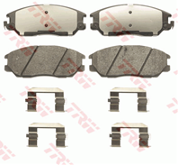 Колодки торм. HYUNDAI TERRACAN 01/04- перед. к-т