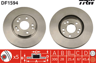 Диск тормозной