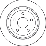 Диск торм задн