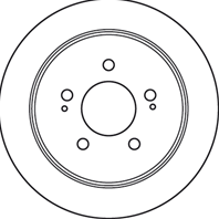 Диск тормозной задн HYUNDAI: H-1 c бортовой платфо