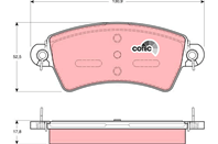 GDB1385_=726 00=FDB1370=223736 !колодки дисковые п Peugeot 206 1.6/2.0/2.0HDi/306 2.0HDi 98-01
