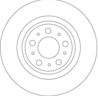 DF4338_диск тормозной задний! Volvo XC90 2.5T/D5/T6 02&gt