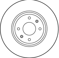 Df1123_диск тормозной передний! peugeot 306  citr Df1123_диск тормозной передний! peugeot 306  citr