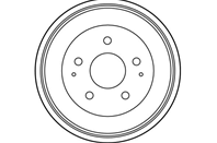 Тормозной барабан Daihatsu 4243187401