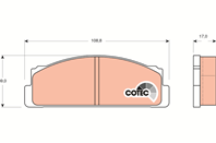 колодки торм  HighLevel