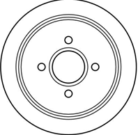 [df2647] trw диск тормозной задний комплект 2 шт.