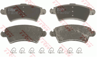 GDB1501_=726 10=FDB1599=573036B !колодки дисковые п. Peugeot 206 1.6i/2.0i 16V/