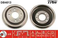 Барабан тормозной