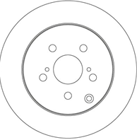 Диск тормозной toyota: verso 1.6/1.8/2.0 d-4d/2.2