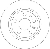 Df4279_диск тормозной задний! ch.x3025752&gt saab 9