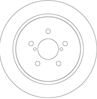 Диск тормозной SUBARU LEGACY/OUTBACK 2.0-3.0 03- задний