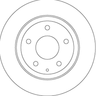 Диск тормозной зад Mazda 6 2.0/2.2/2.5D 12&gt 278x10