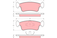 ТОРМОЗНЫЕ КОЛОДКИ GDB867