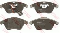 GDB1550_колодки дисковые п. !Audi A3 диск 15/16