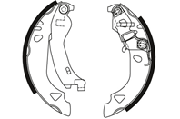 Барабанные тормозные колодки GS8570 от компании TRW