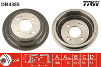 Барабан тормозной