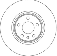 DF4358S_диск тормозной передний! Audi A6 2.4/3.2/