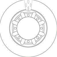 Диск тормозной зад вент Mascott 50 10 260 609