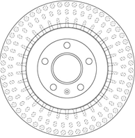 Диск тормозной AUDI A4/A5 07-/A6/A7/A8 10-/Q5 задний вент.D=330мм.