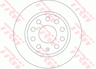 Диск тормозной зад 1K0 615 601 K/5C0 615 601 DF4276